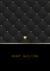 HEART QUILTING-GRAY BLACK 18