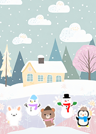 Kawaii scandinavian style(Winter-890)