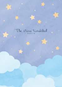 The stars twinkled. 12