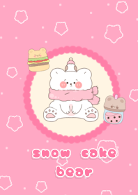 snow cake bear