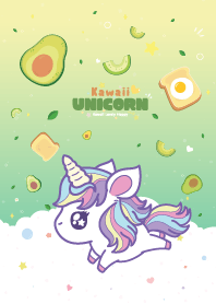 Unicorn Avocado Fruit Cutie Lover