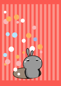 rabbit staring - open - 03 - colorful