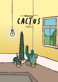 Relaxing Cactus II Yellow Ver