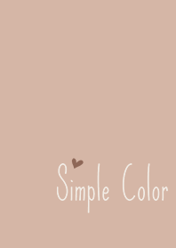 Simple Color*Cafe Au Lait