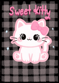 แมวน้อยชมพูหวาน-ดำ