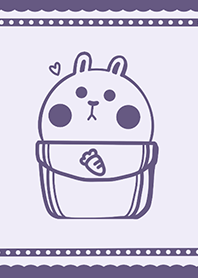 Pocket cute rabbit J-purple (Pu4)