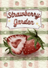 Sweet strawberry garden