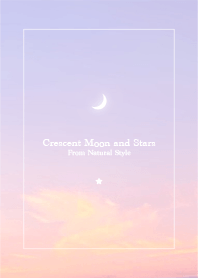 Crescent moon and stars 87/Natural Style