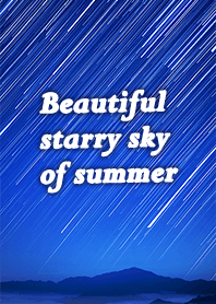 Beautiful starry sky of summer