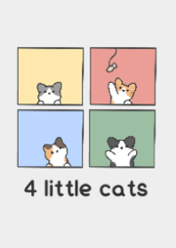 4 little cats