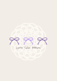 Latte Color Ribbons *purple