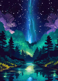 Beautiful starry night view#1520