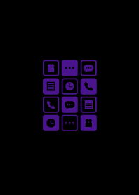 Icon -black and purple-