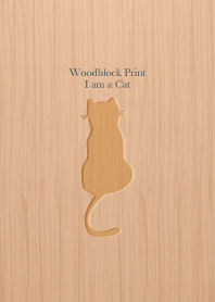 Woodblock Print Cat 31