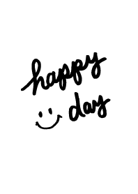 Happy day smile - white-joc