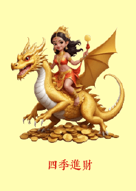 四季進財 (拉克希米騎金龍)