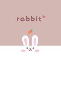 Rabbits. carrot - Dullness Pink