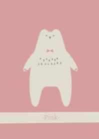 Polar Bear-Pink-