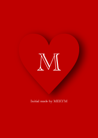 Heart Initial -M-