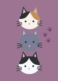 Simple cats/ pink ver.2