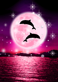 Lucky Strawberry Moon double dolphins 7