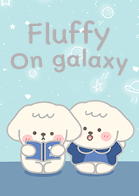 Fluffy on galaxy!
