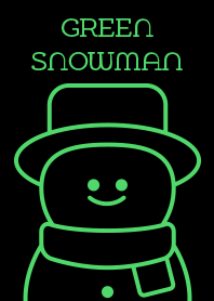 snowman [neon green]