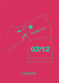 Birthday color February 12 simple: