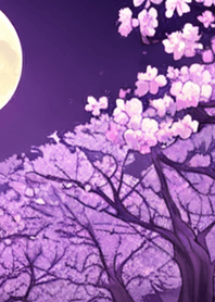 月光夜桜#CJ124。