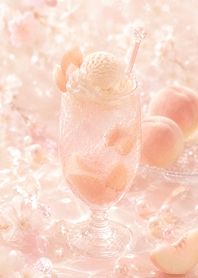 Icy Peach Sparkle Soda