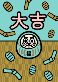 Daruma Daikichi /Mint x Gold