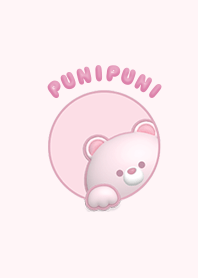 plump petit bear [white pink]
