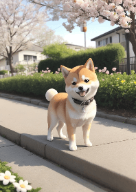 Shiba Inu Doggy Loves Going for Walks