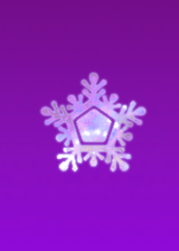 Winter snow purple
