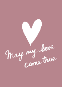 May my love come true ! Pink beige