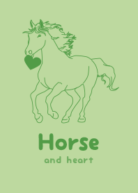 Horse & heart Mist GRN