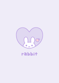 兔子 蘋果 [紫色]