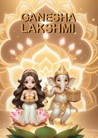 Ganesha-Lakshmi rich, success, Happy(JP)