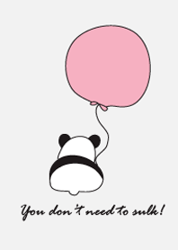 You dont need to sulk