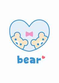 Bear Ribbon [Blue]