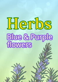 Herbs:Blue & Purple flowers