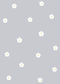 flower pattern(JP) bluegray