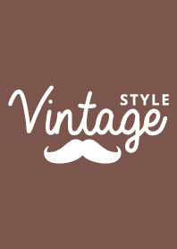 vintage style and hipster BROWN
