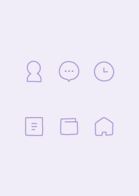 Simple icon purple.