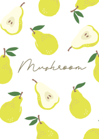 Botanical pear yellow