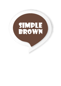 Brown Button In White V.3 (JP)