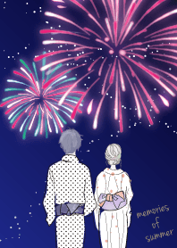 夏のおもいで-花火デート-