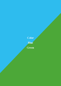 심플 컬러 : 블루 + 그린