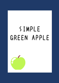 SIMPLE GREEN APPLE-NAVY BLUEj