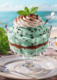 CHOCOLATE MINT ICE CREAM & SUMMER SEA